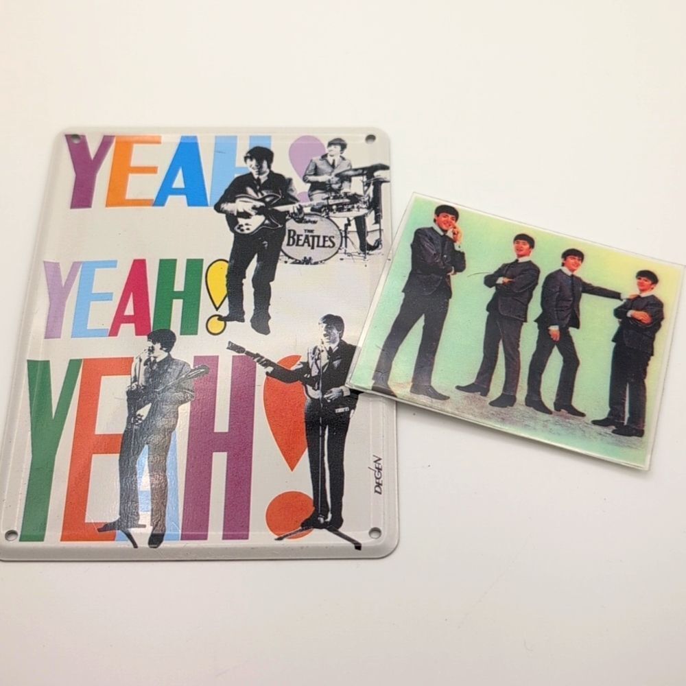 Vintage The Beatles‎ collectible magnet set